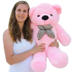 3 Feet Pink Color Giant Bear