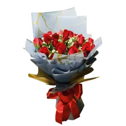 Online Flower Delivery to Damulog - 12 Red Roses