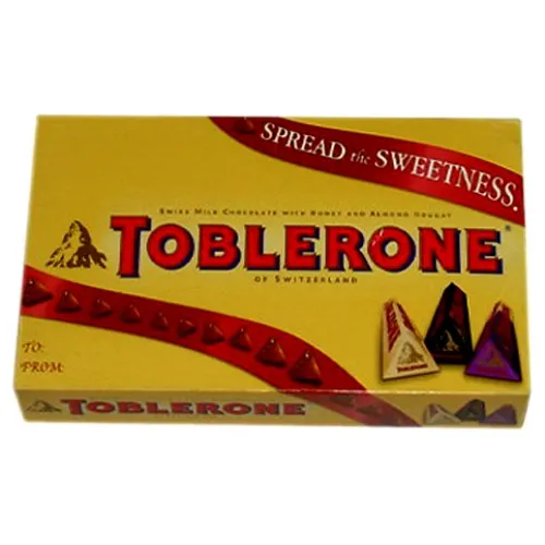 Toblerone Three Varieties in a Gift Box 3 x 100g Send to Philippines