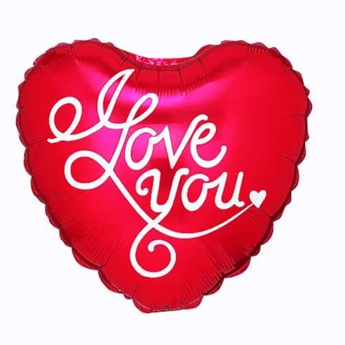 1pcs I Love You Mylar Balloon