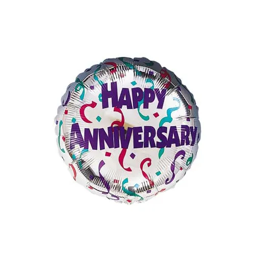 1 Pcs Anniversary Mylar Balloon