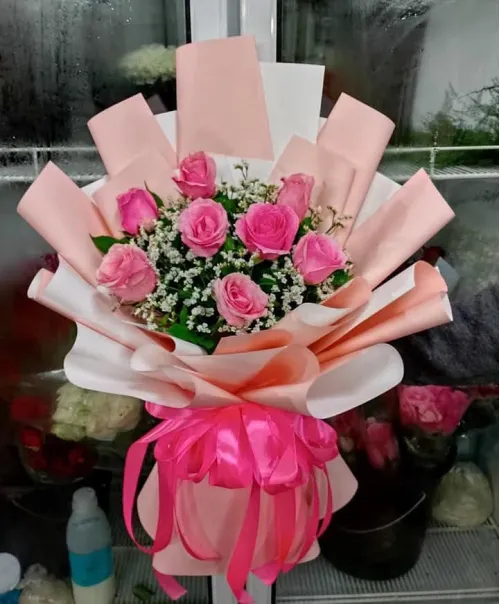 Flower Delivery to Almeria, Biliran -  Twelve Pink Roses