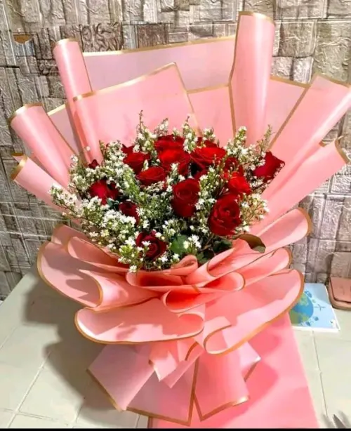 Flower Delivery to Buguias - Red Roses Bouquet