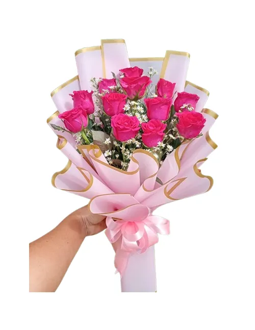 Flower Delivery to Aglipay, Quirino - 12 Pink Roses