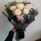 send 6 pcs white ecuadorian roses bouquet to philippines